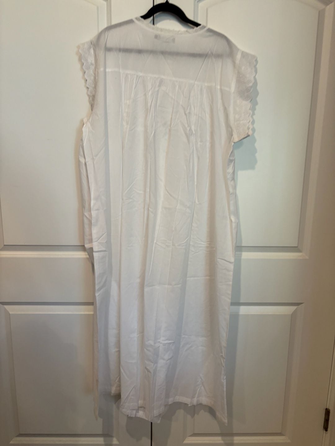 Victorian Classics Nightgown Size 3X White Cotton Lace 5