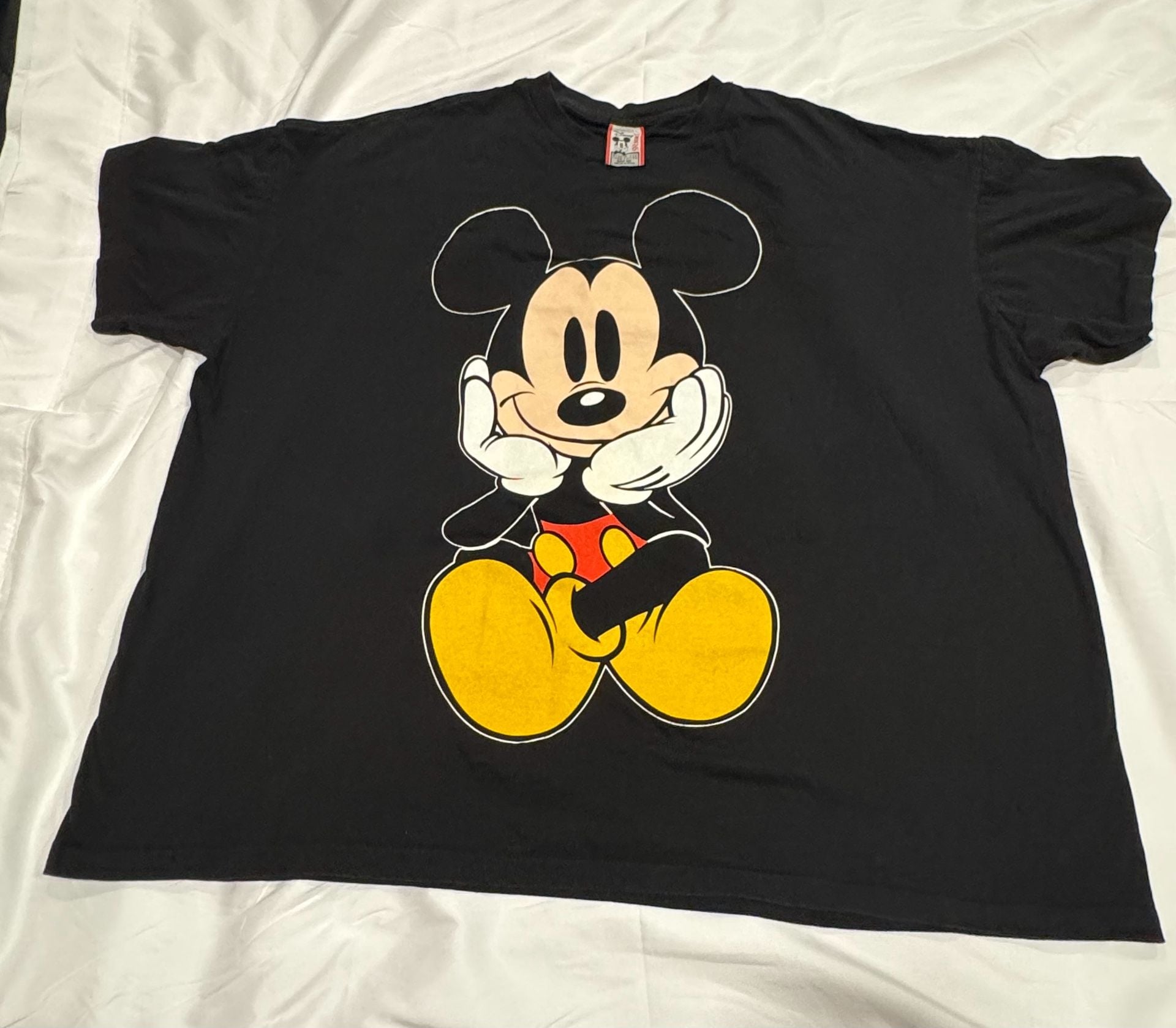 Vintage Disney Mickey Mouse Single Stitch T Shirt Graphic Tee USA Super Size EUC 1