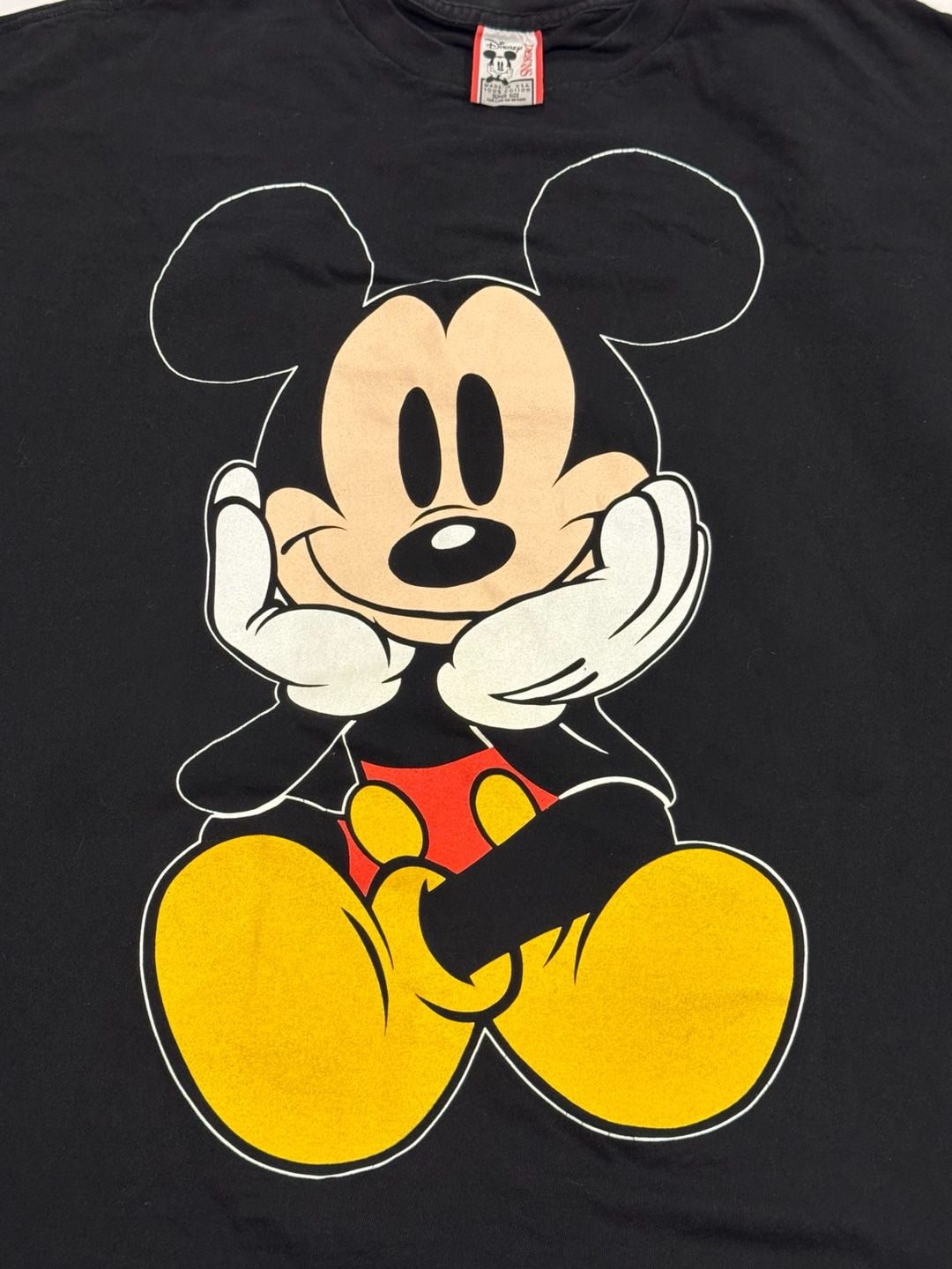 Vintage Disney Mickey Mouse Single Stitch T Shirt Graphic Tee USA Super Size EUC 2