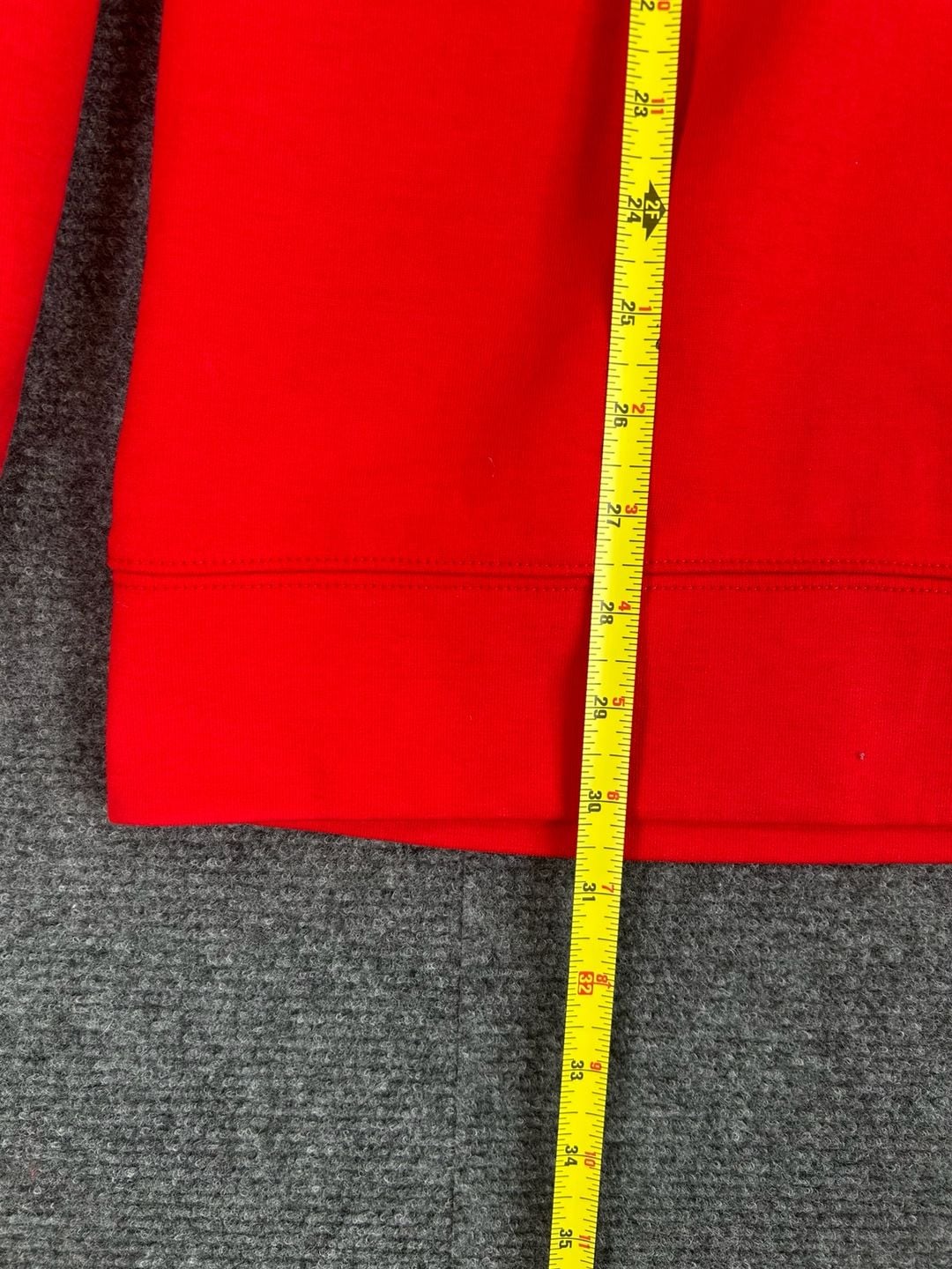 Tommy Hilfiger Quarter-Zip Pullover Sweatshirt Size XXL Red Cotton Blend 7