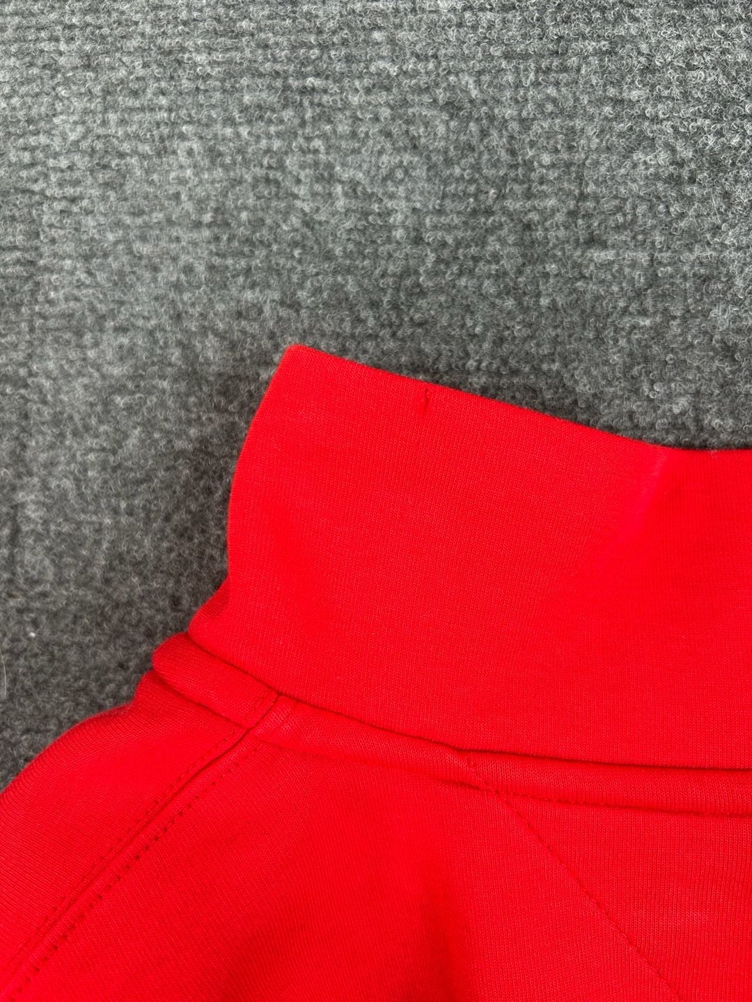 Tommy Hilfiger Quarter-Zip Pullover Sweatshirt Size XXL Red Cotton Blend 9