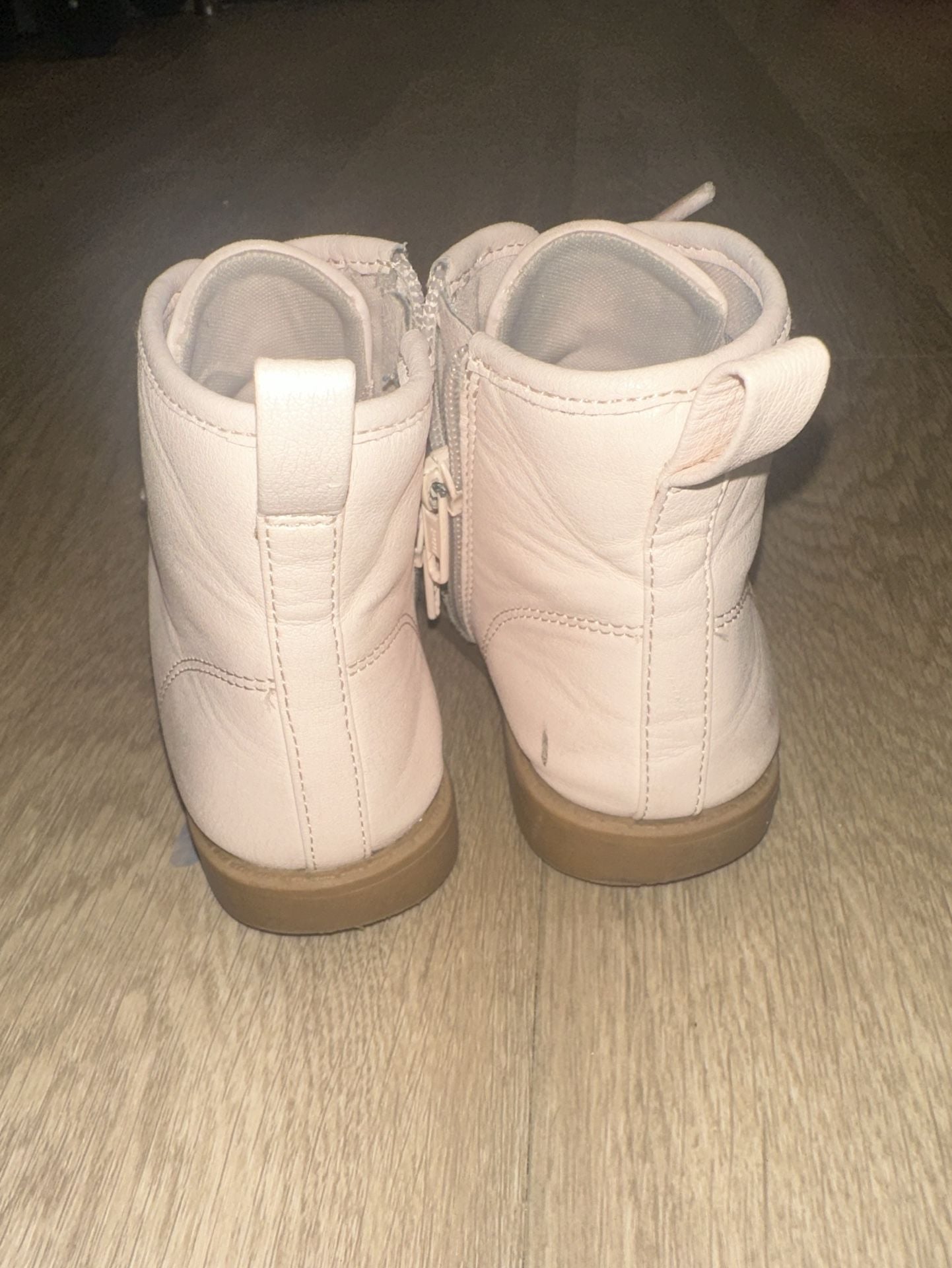 Wonder Nation Toddler Girls Chain Loop Combat Boots Size 6 6