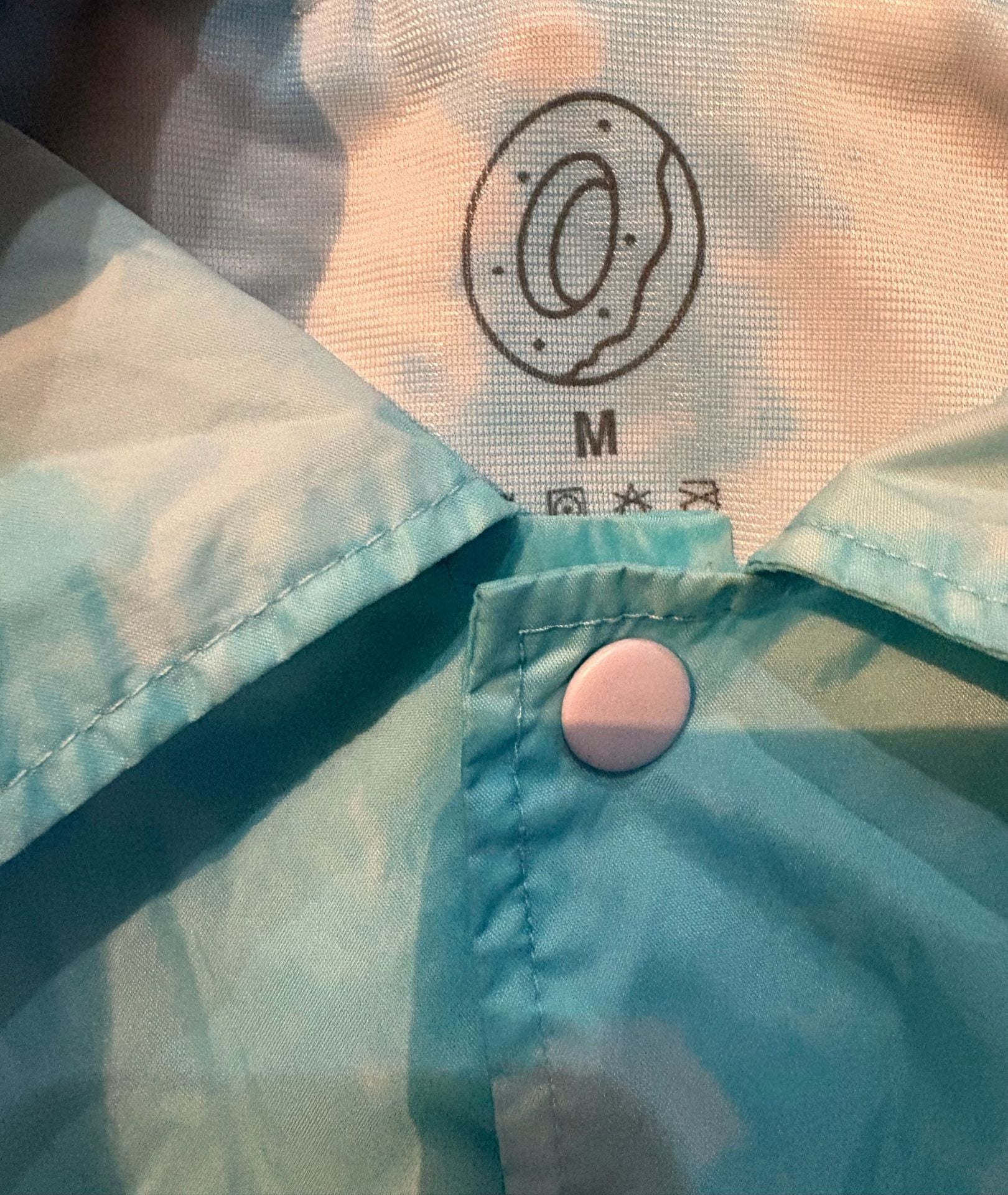 Odd Future Windbreaker Jacket Size M Blue Tie-Dye 4