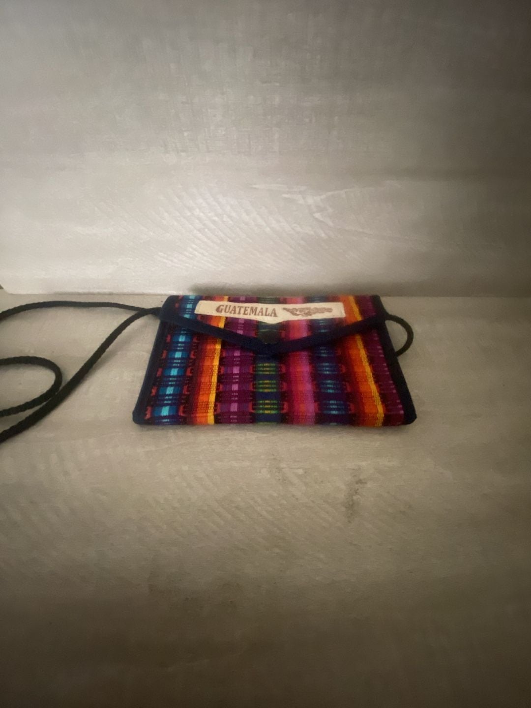 Guatemalan Artisan Colorful Woven Crossbody Wallet Purse Multi 4