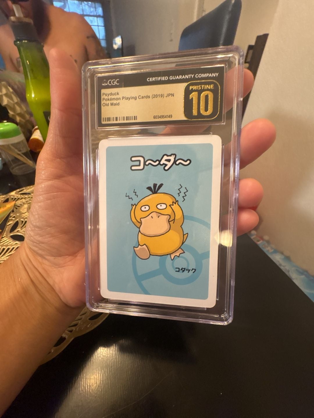 Pokémon Psyduck 2019 Old Maid Japanese Playing Card CGC 10 Pristine 1