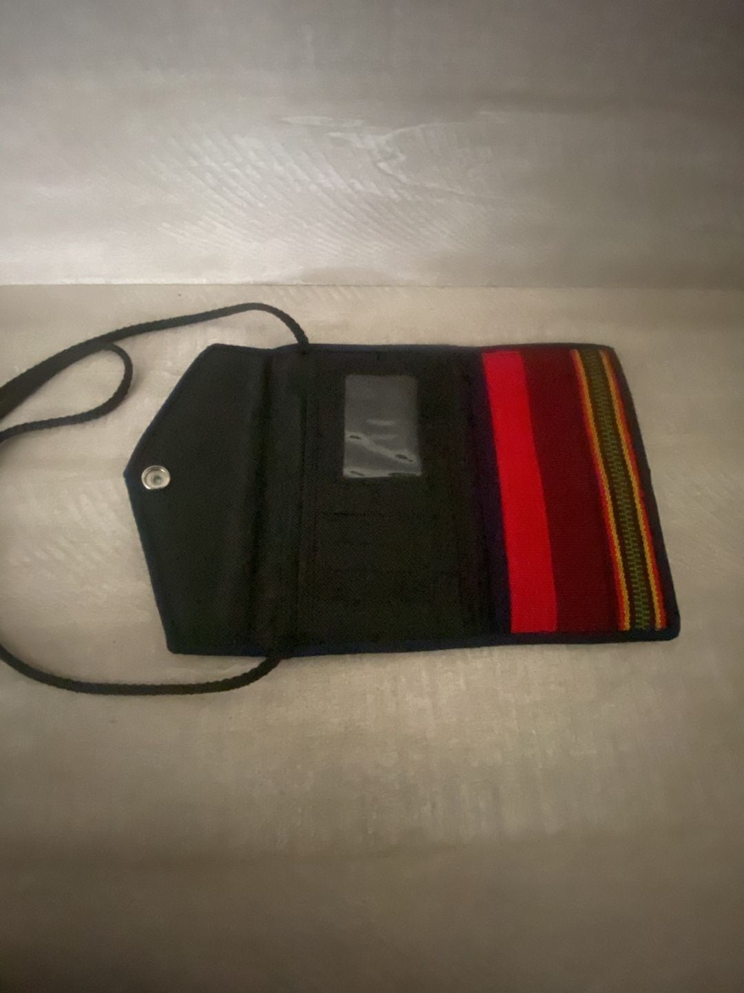 Guatemalan Artisan Colorful Woven Crossbody Wallet Purse Multi 5