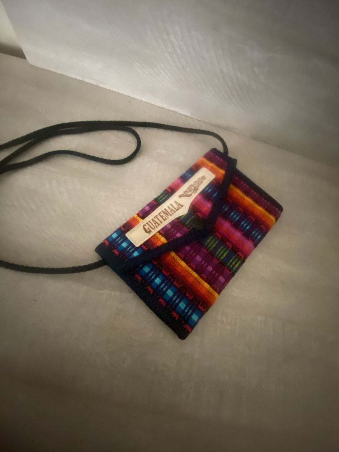 Guatemalan Artisan Colorful Woven Crossbody Wallet Purse Multi 8