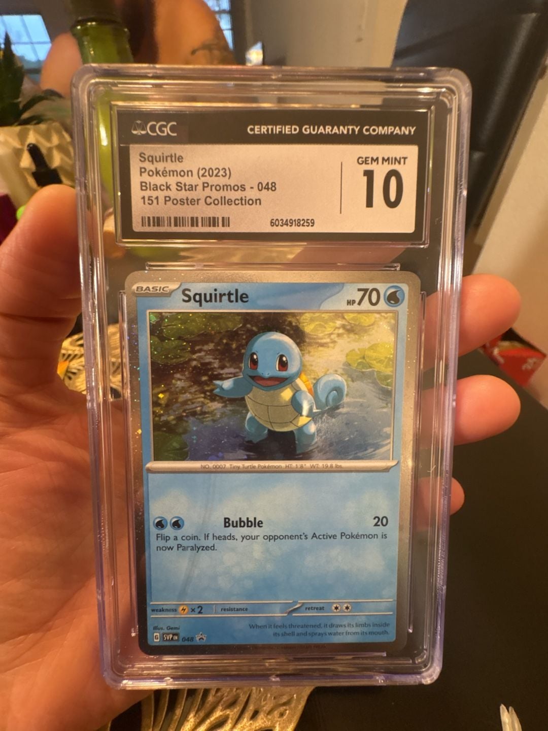 Pokémon Squirtle Black Star Promos 048 CGC 10 Gem Mint 1