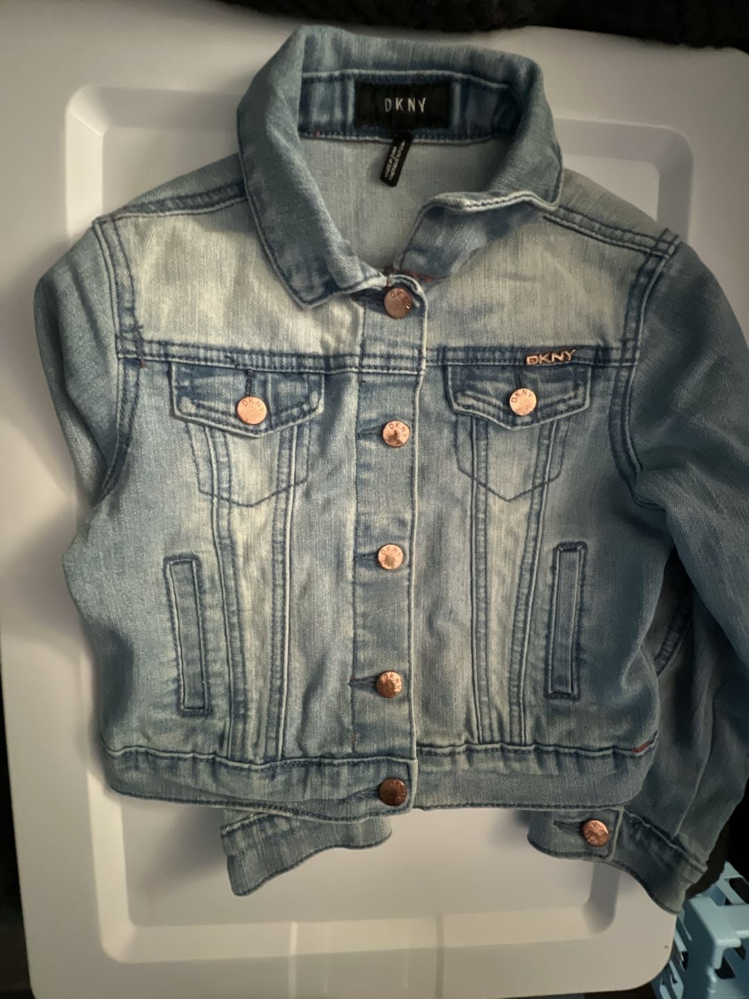 Dkny Denim Jacket Blue 7