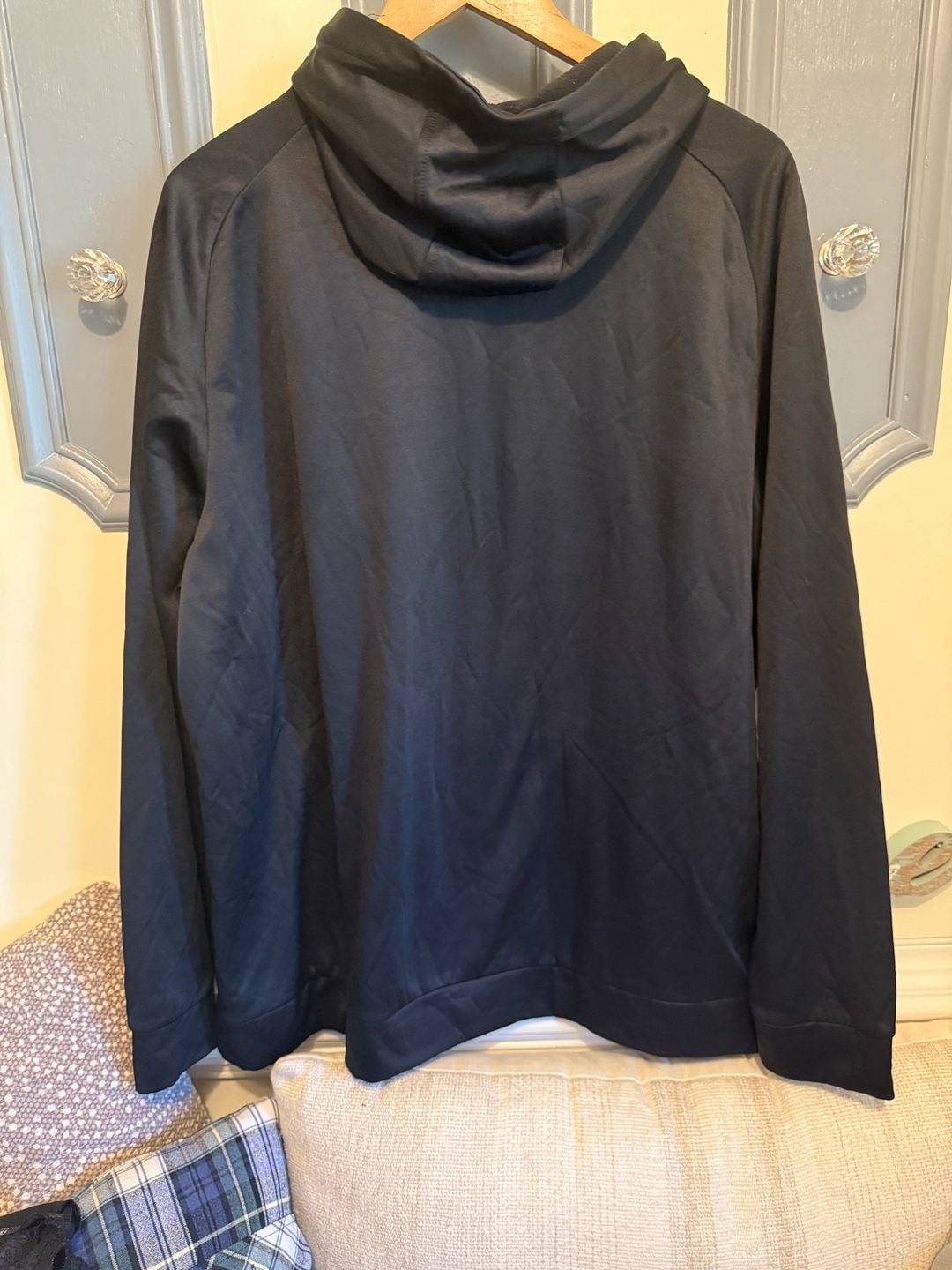 Under Armour Fleece Big Logo Hoodie Size 2XL Black 5