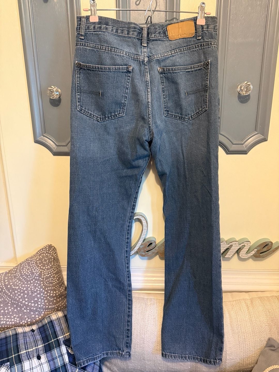 Calvin Klein Jeans Relaxed Straight Blue Denim Jeans 4