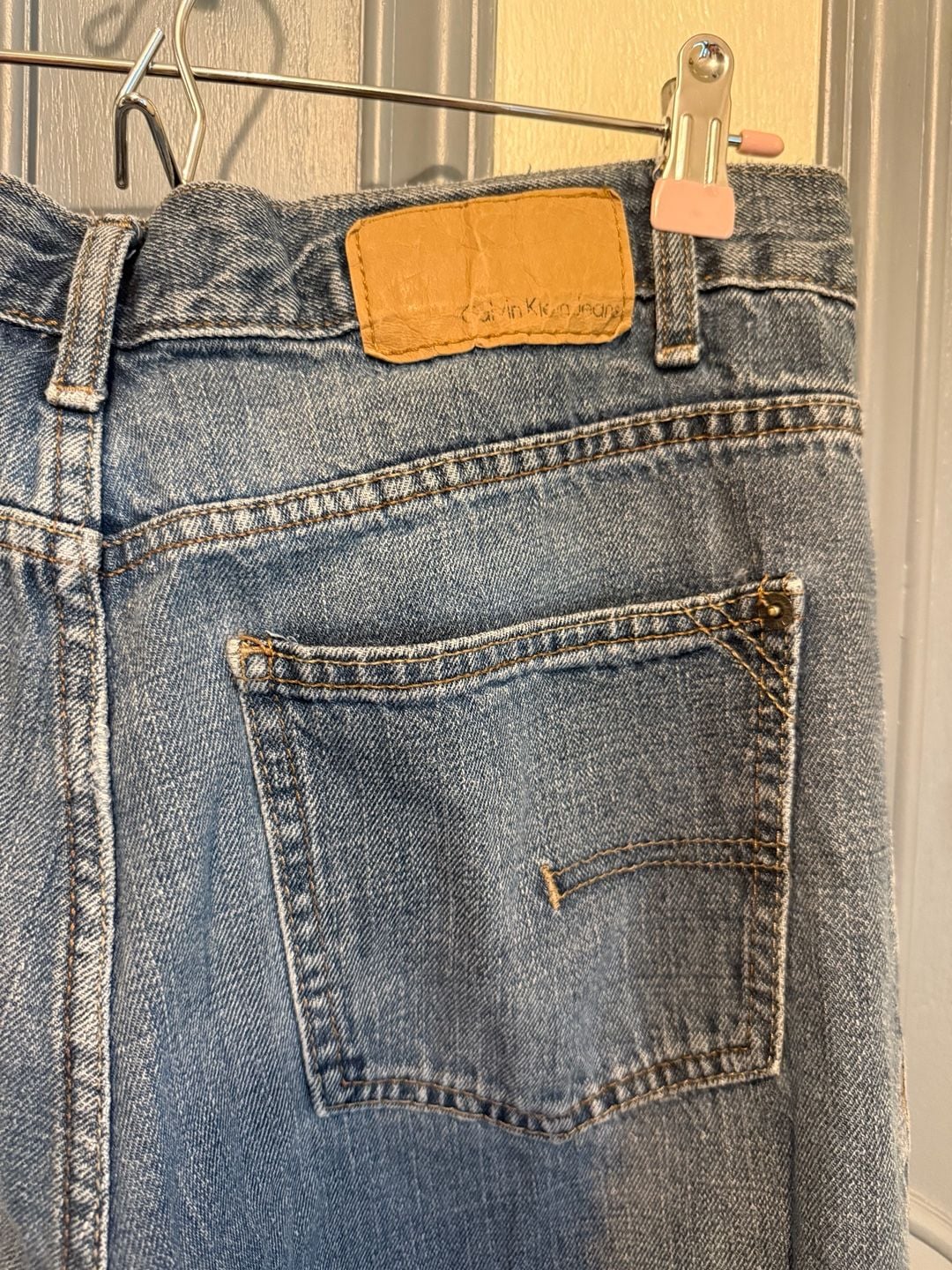 Calvin Klein Jeans Relaxed Straight Blue Denim Jeans 5