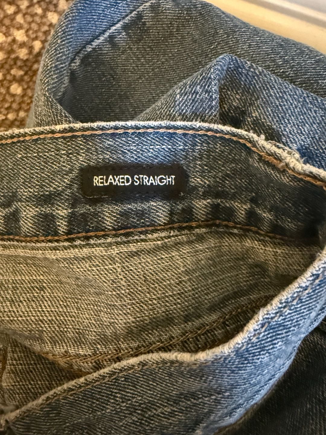 Calvin Klein Jeans Relaxed Straight Blue Denim Jeans 6
