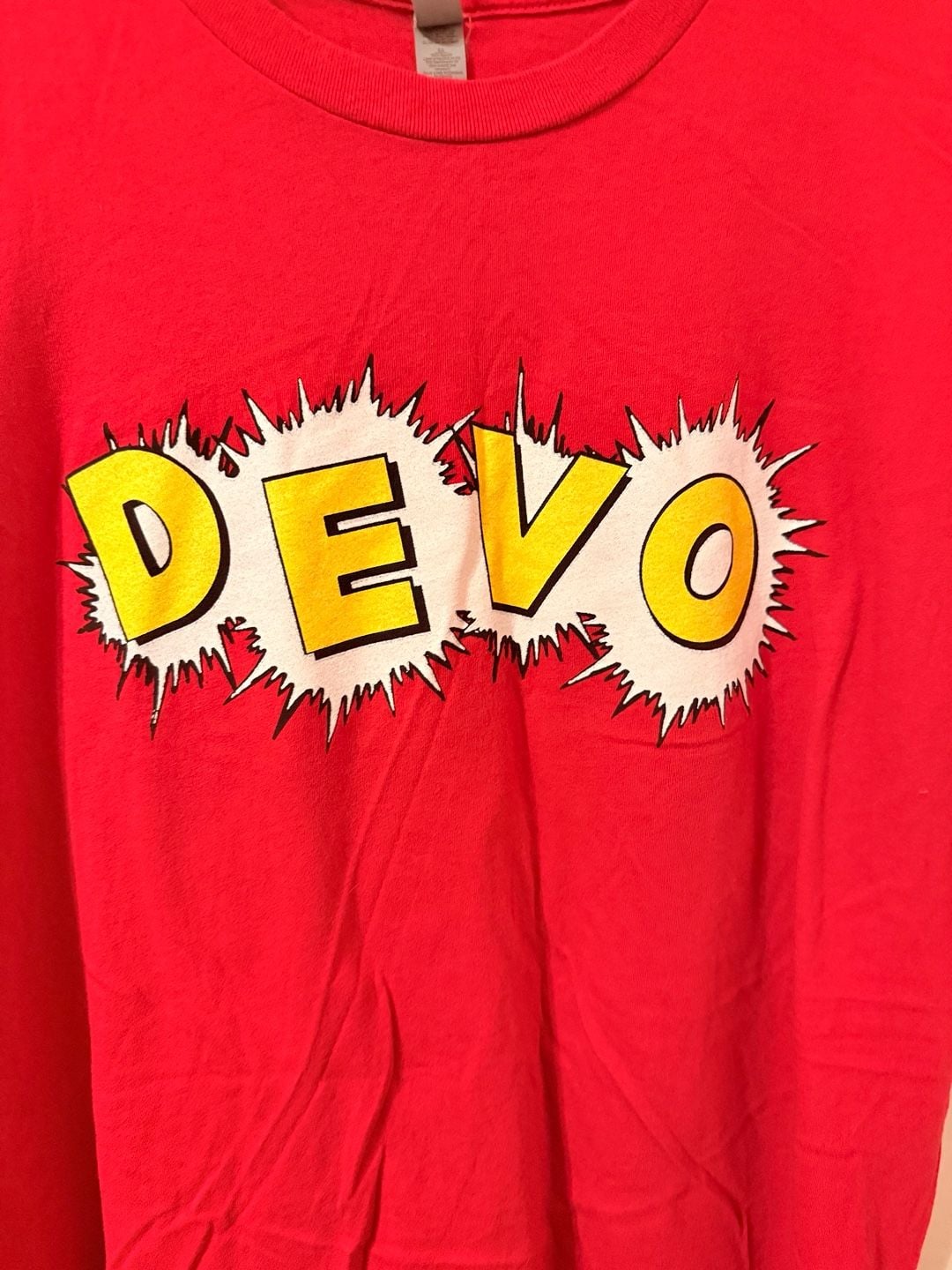 Next Level Devo Here to Go 5K 7.29.18 Red Graphic T-Shirt 3