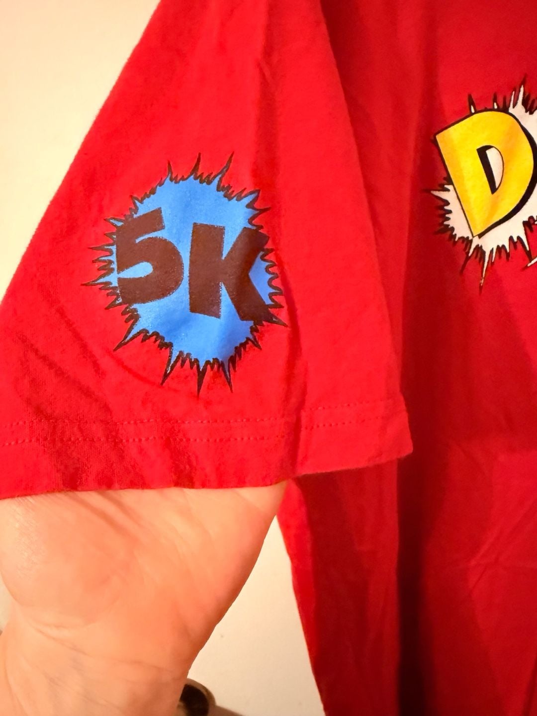 Next Level Devo Here to Go 5K 7.29.18 Red Graphic T-Shirt 4