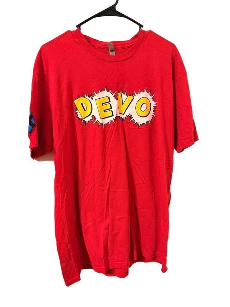 Next Level Devo Here to Go 5K 7.29.18 Red Graphic T-Shirt 2