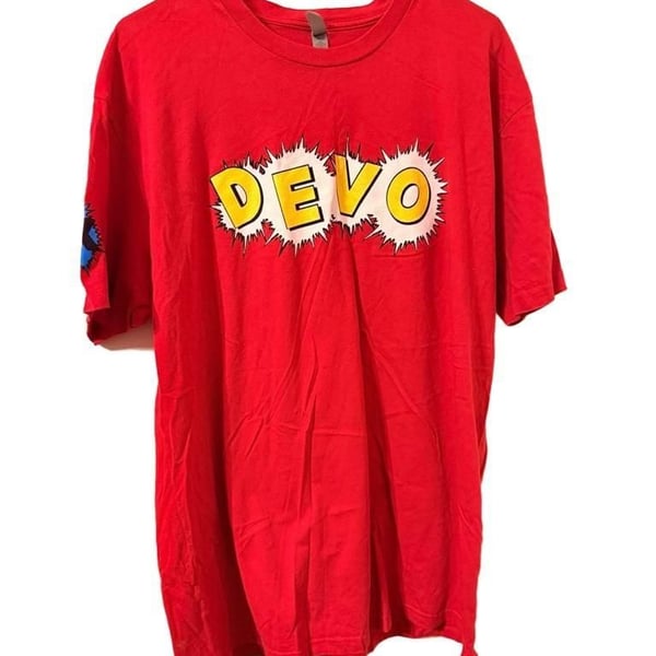 Next Level Devo Here to Go 5K 7.29.18 Red Graphic T-Shirt