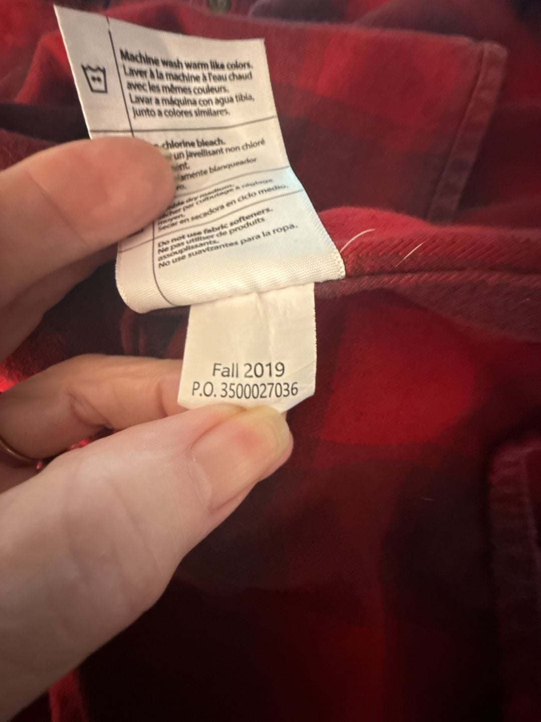 Carhartt 103822 Heavyweight Flannel Work Shirt Size 2XL Tall Red Plaid 9
