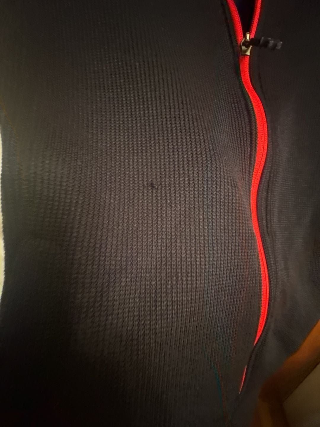 Spyder Full Zip Fleece Jacket Size L 14/16 Black Red 8