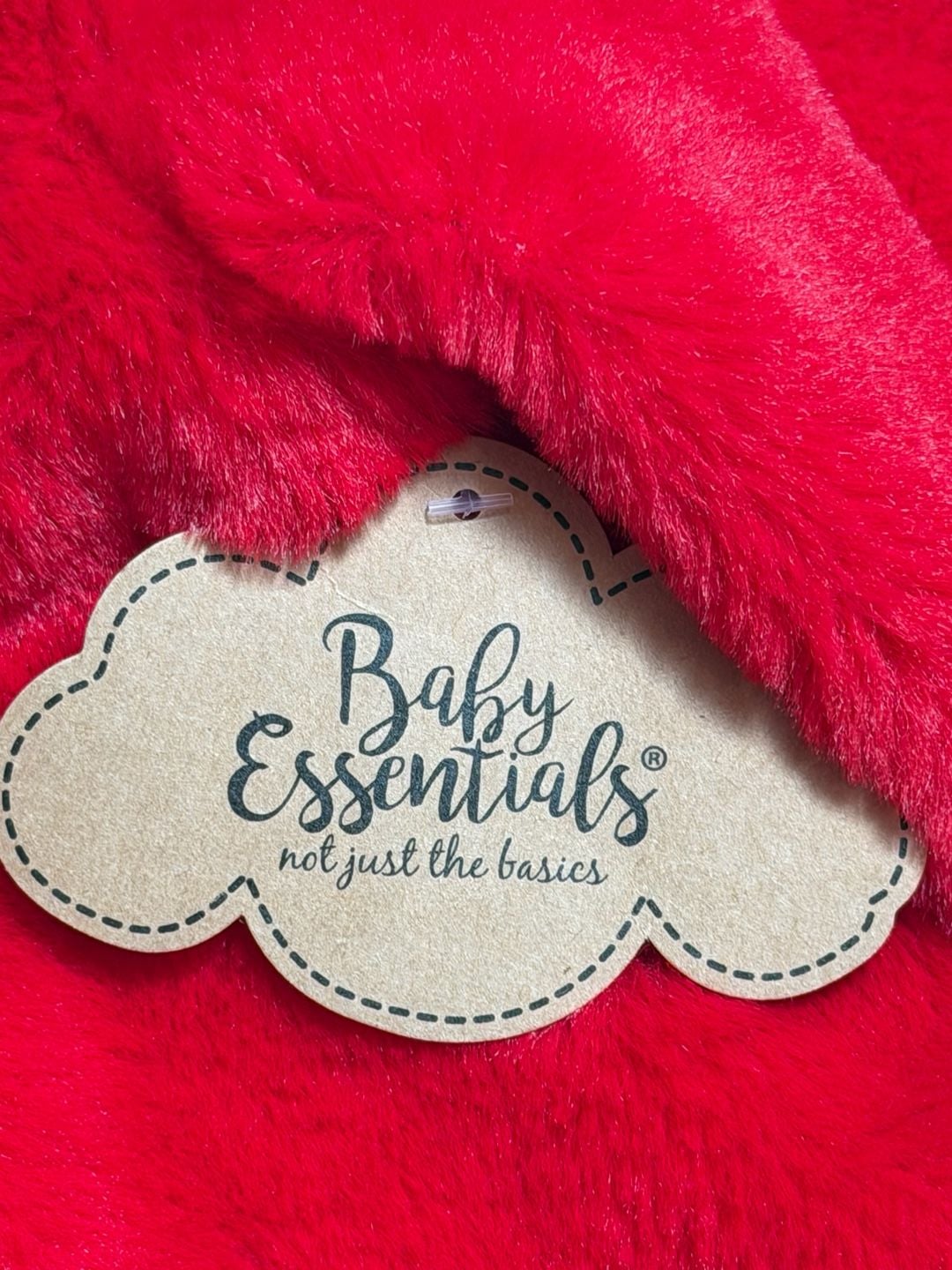 Baby Essentials Faux Fur Coat Size 18M Red Jacket 4