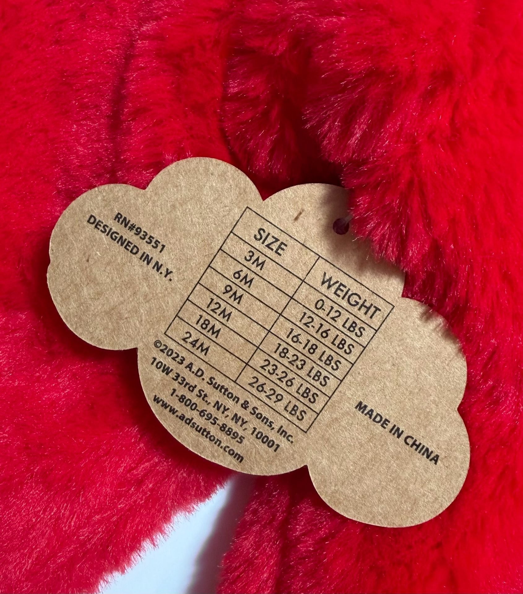 Baby Essentials Faux Fur Coat Size 18M Red Jacket 8