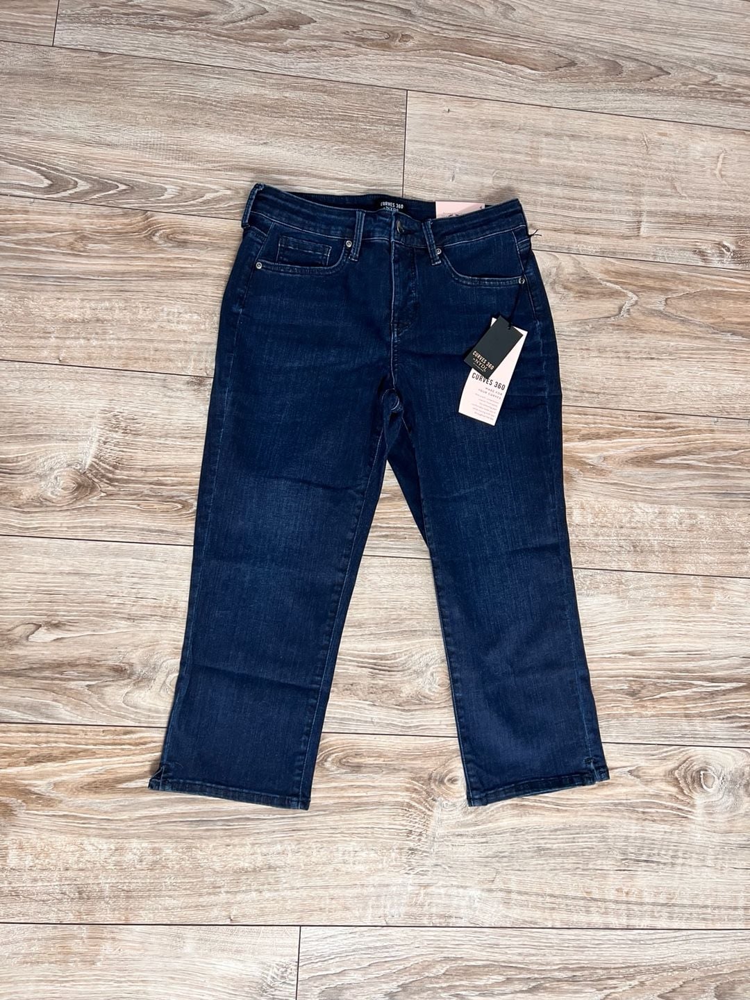 NYDJ Curves 360 Slim Straight Capri Jeans Women’s Size 4 2