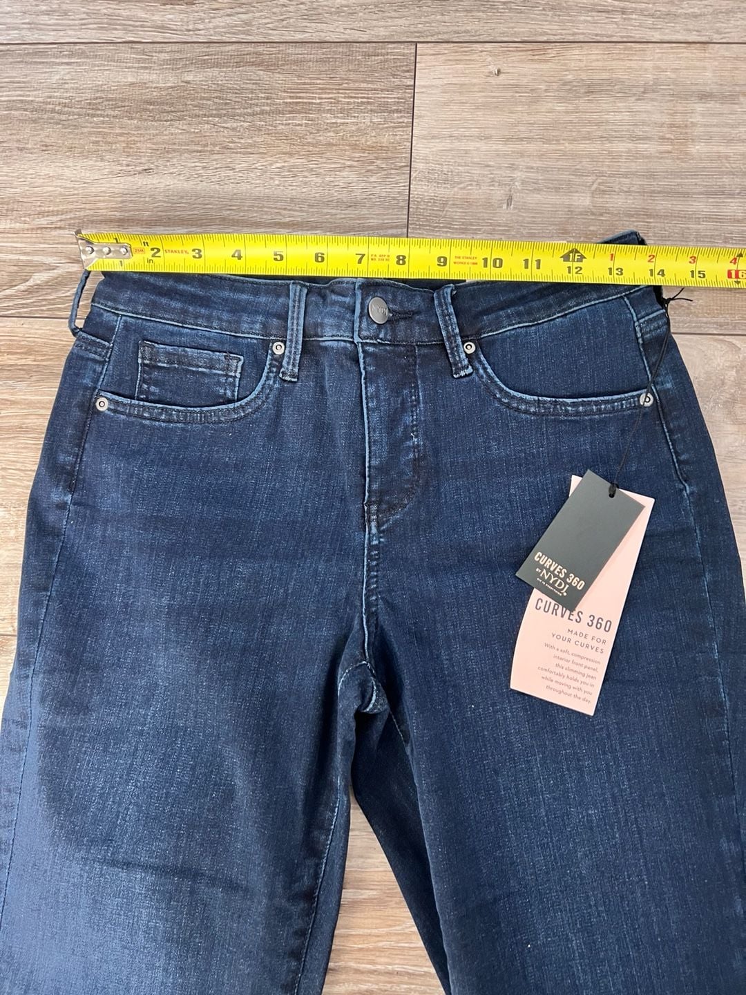 NYDJ Curves 360 Slim Straight Capri Jeans Women’s Size 4 3