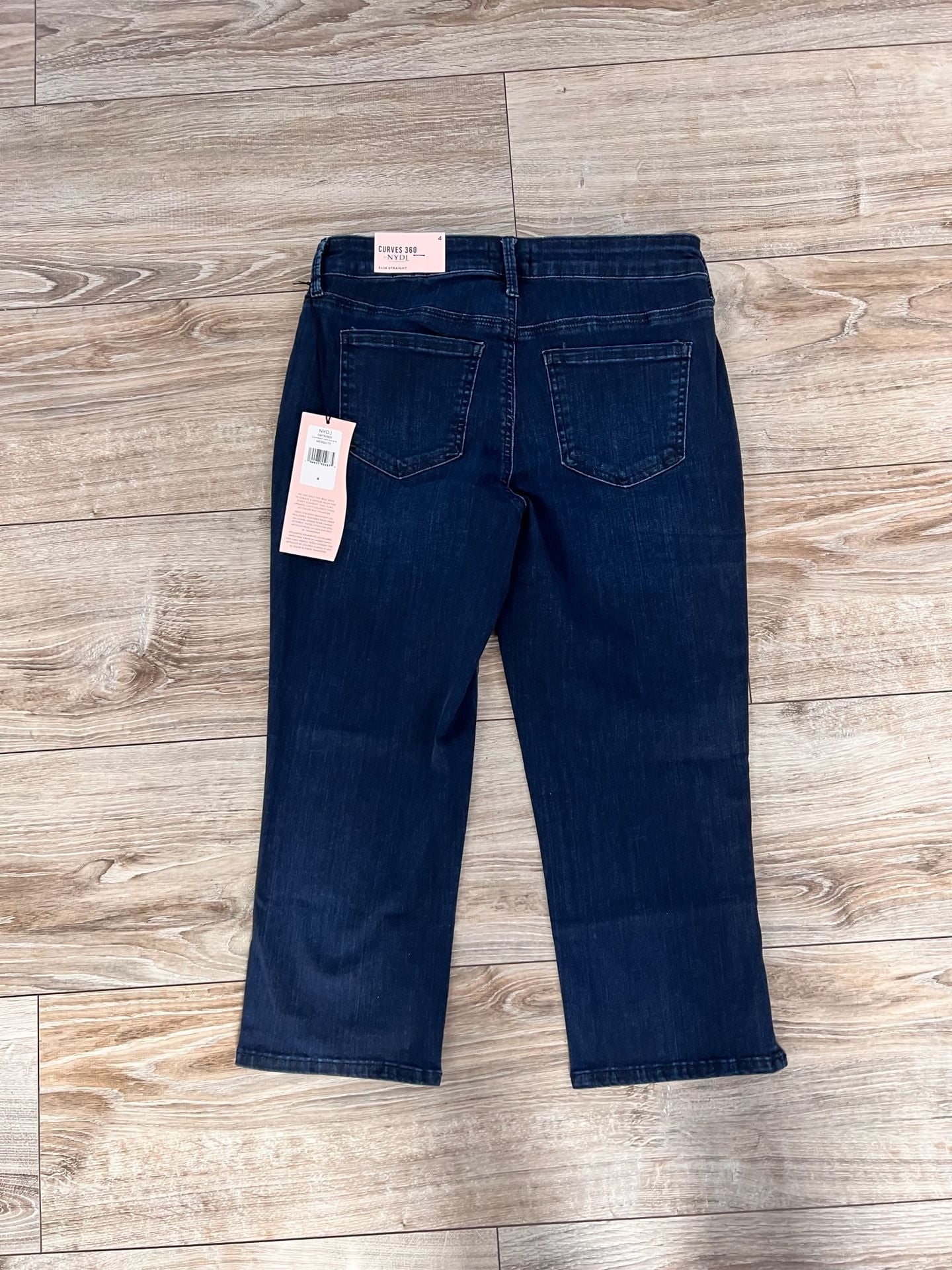 NYDJ Curves 360 Slim Straight Capri Jeans Women’s Size 4 4