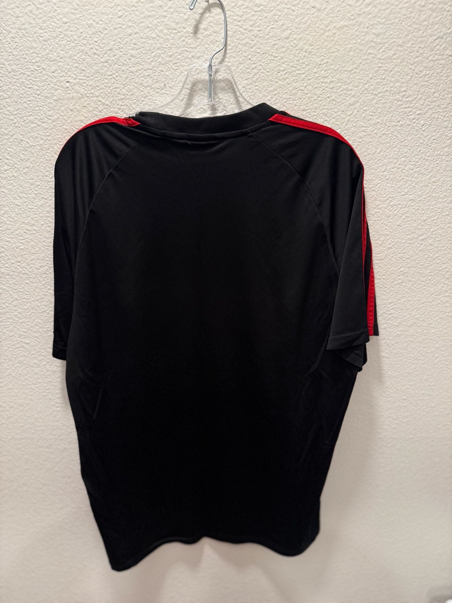 Adidas AC Milan 2010/2011 Home Jersey Size L Red Black Fly Emirates 7