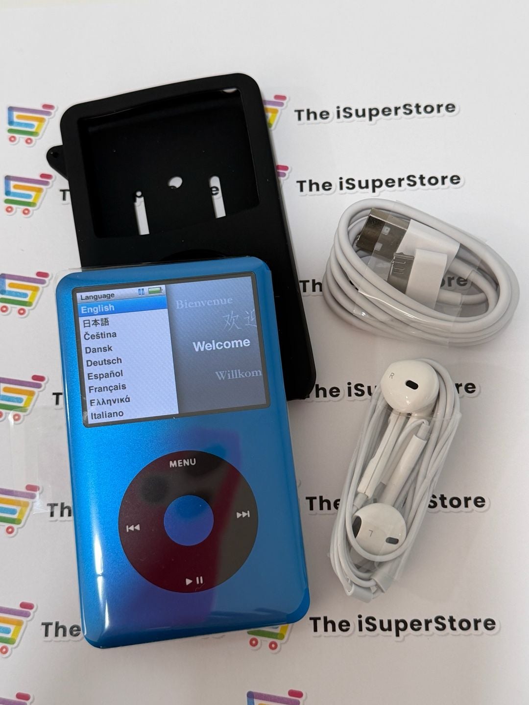 Apple iPod Classic 7th Generation 1 TB - Blue Blue - 1 YR CPS Warranty 1