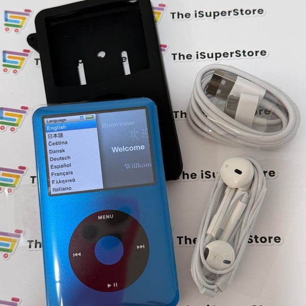 Apple iPod  Classic 7th Generation 1 TB - Blue Blue - 1 YR CPS Warranty 