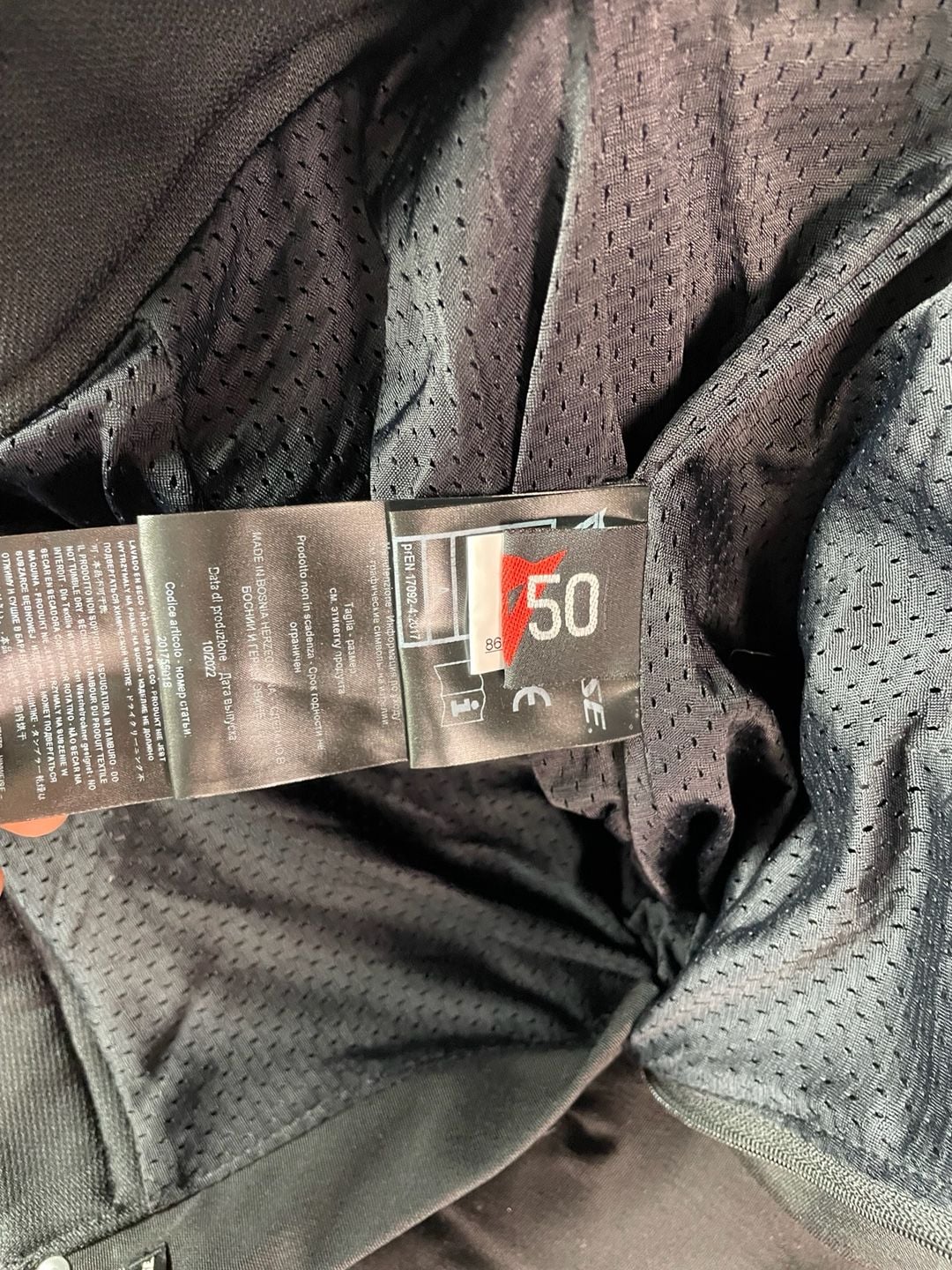 Dainese Motorcycle Riding Pants Black - trouser 50 2