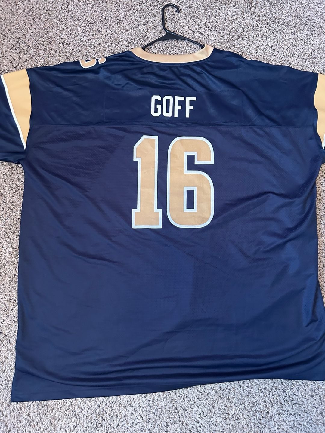 NFL Pro Line Los Angeles Rams Jared Goff 16 Jersey Size 5XL-T Blue 8
