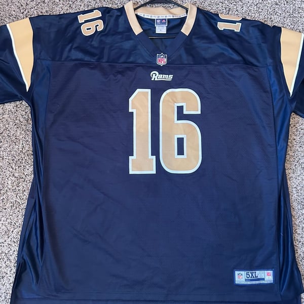 NFL Pro Line Los Angeles Rams Jared Goff 16 Jersey Size 5XL-T Blue