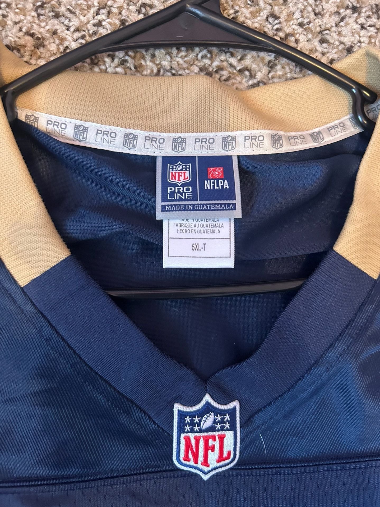 NFL Pro Line Los Angeles Rams Jared Goff 16 Jersey Size 5XL-T Blue 4