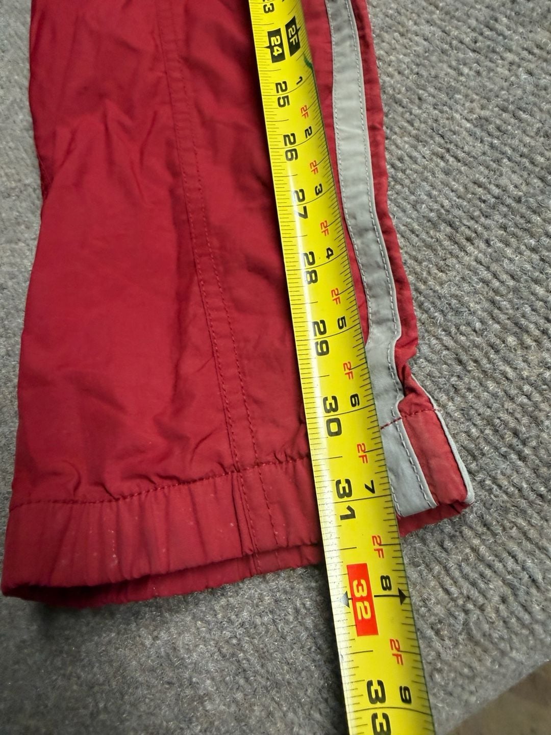 Abercrombie & Fitch Windbreaker Jacket Size L Red 8