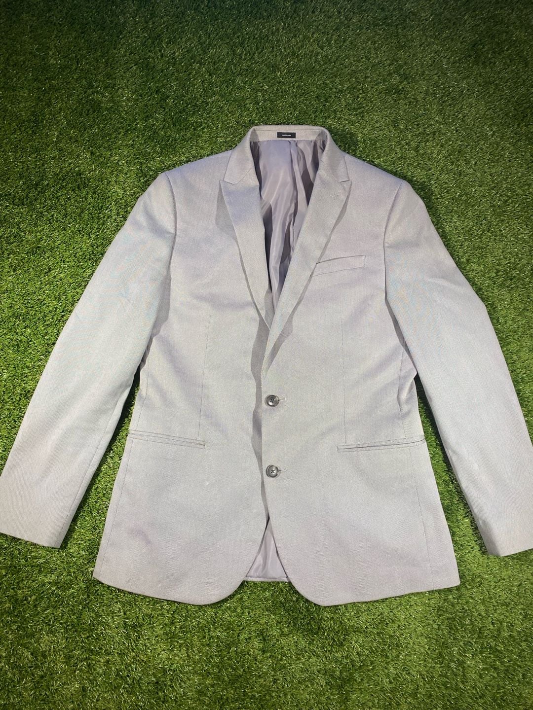 JF J.Ferrar Coolmax Slim Fit Suit Jacket Gray 1