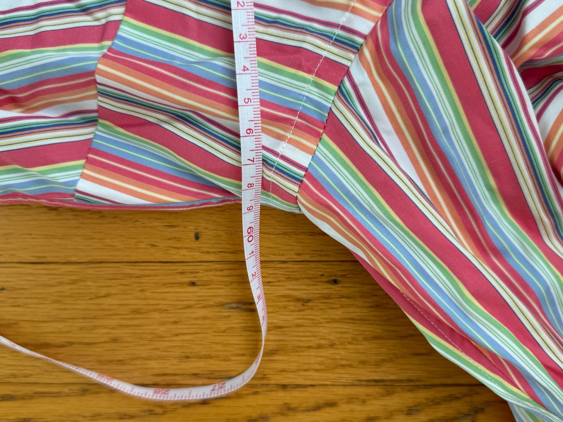 Lauren Ralph Lauren Striped Button-Down Shirt Size 1X Pink 8