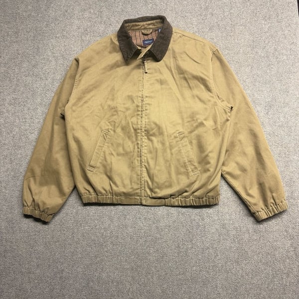 Gant Harrington Windbreaker Jacket Windcheater Size L Tan Jacket Corduroy
