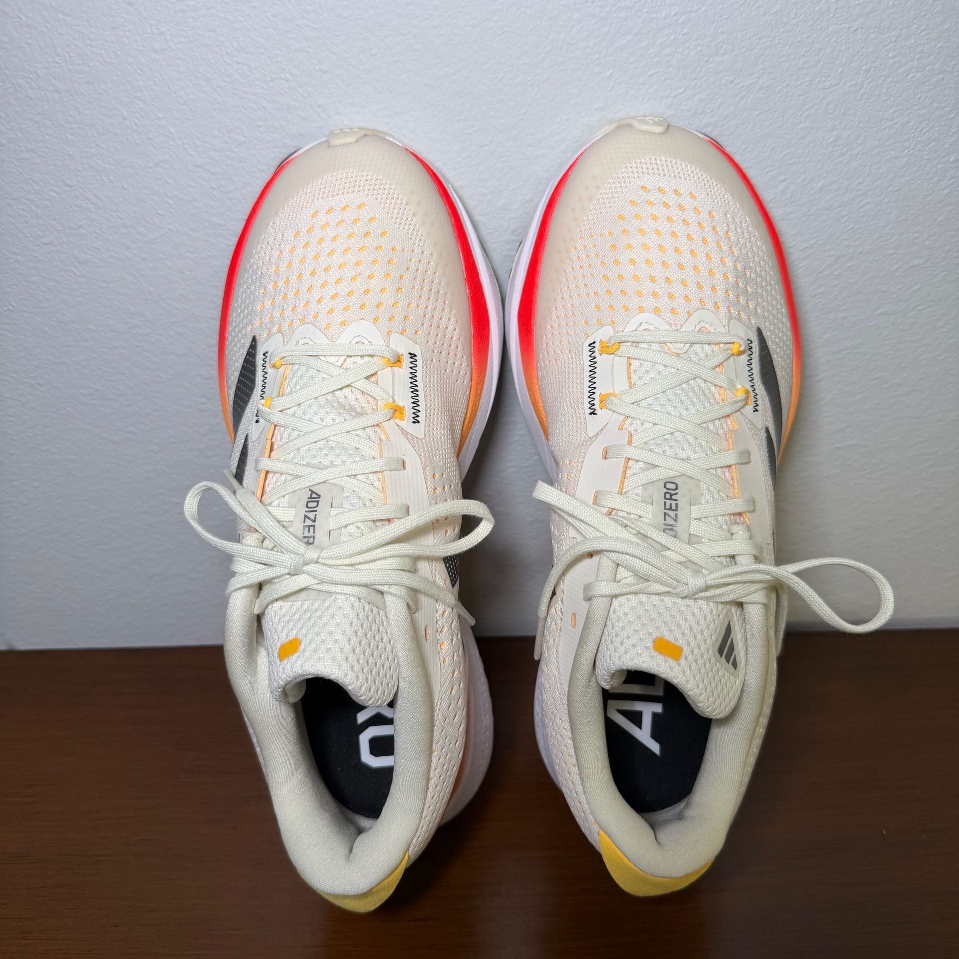 Adidas Adizero SL Women’s Size 8 Ivory Orange Running Shoes  9