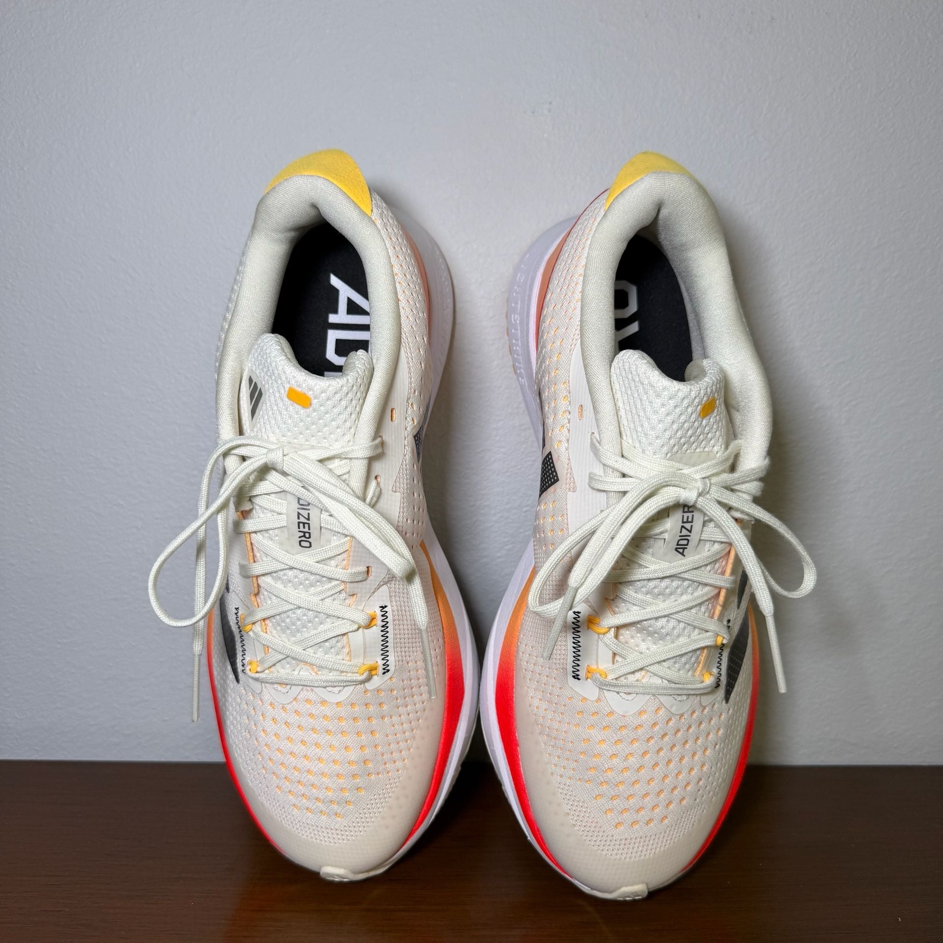 Adidas Adizero SL Women’s Size 8 Ivory Orange Running Shoes  10