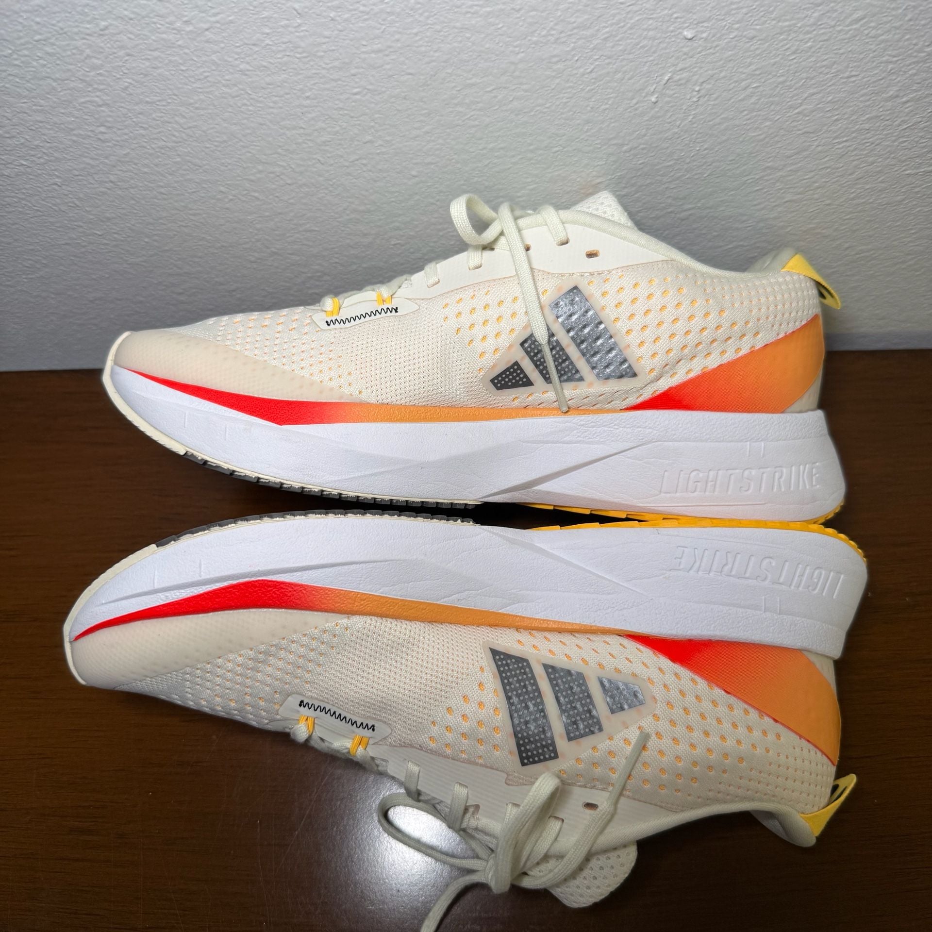Adidas Adizero SL Women’s Size 8 Ivory Orange Running Shoes  12