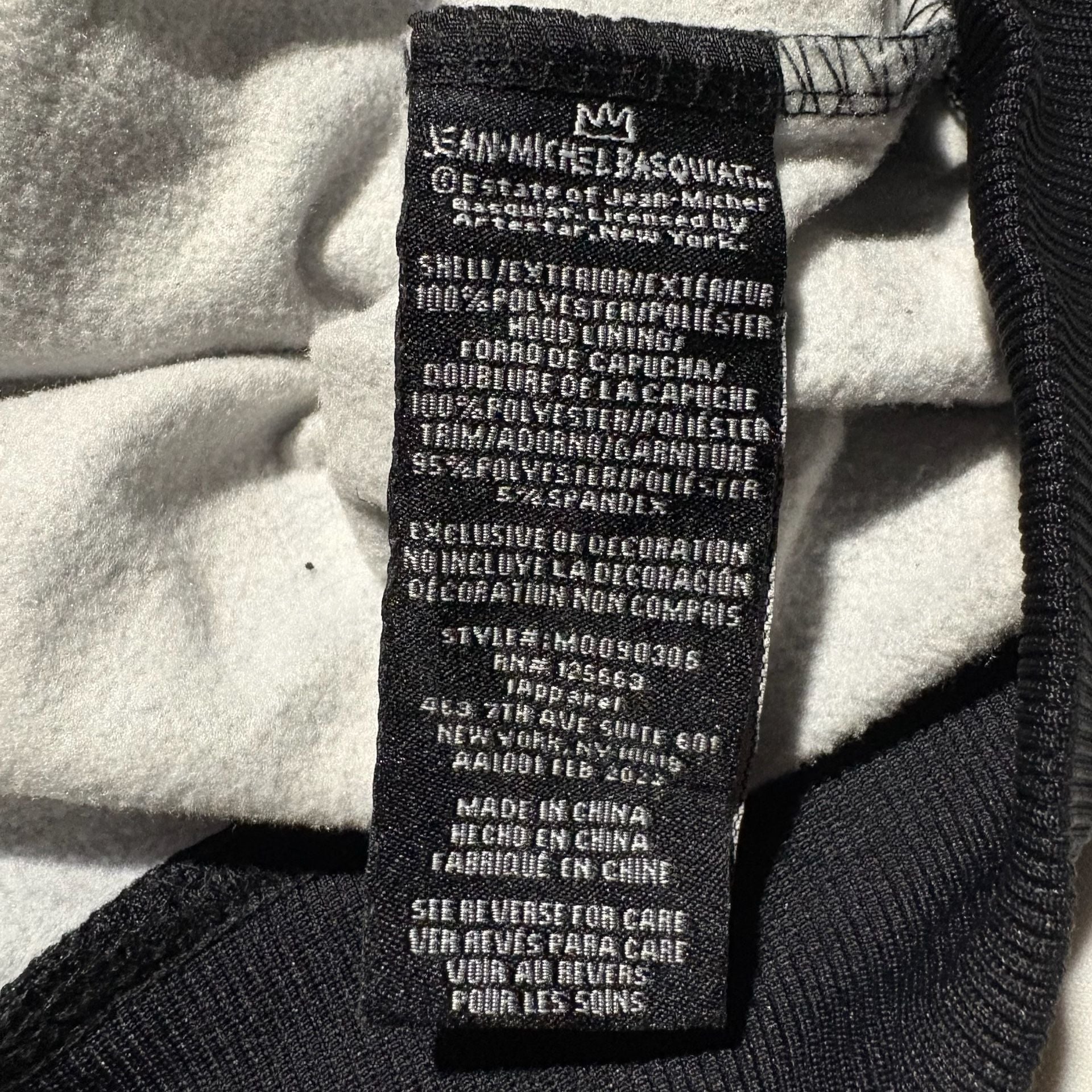 Members Only x Jean-Michel Basquiat Motor Area Hoodie Mens Small All Over Art 10