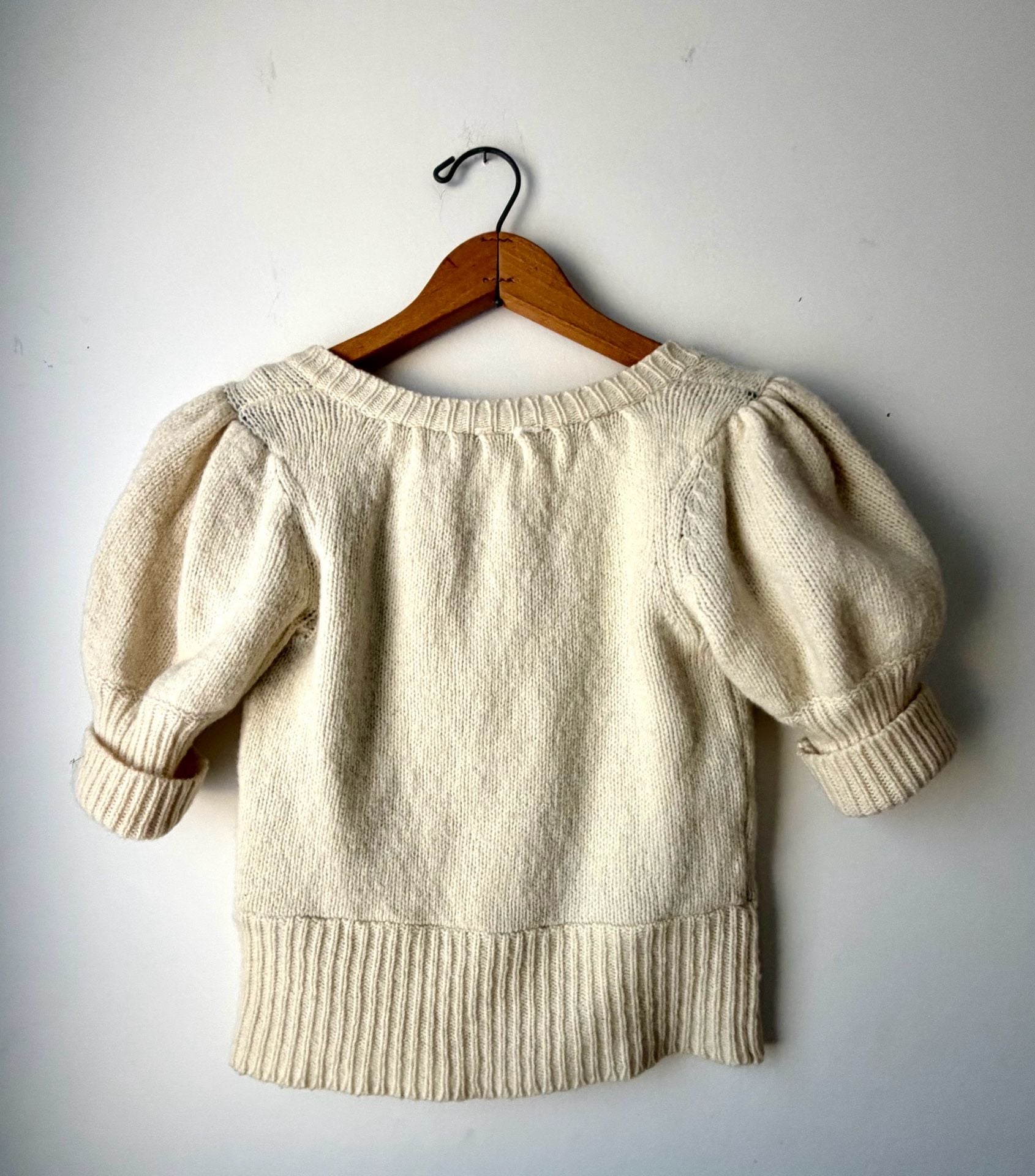 Anthropologie Knitted Short Sleeve Cardigan Sweater 5