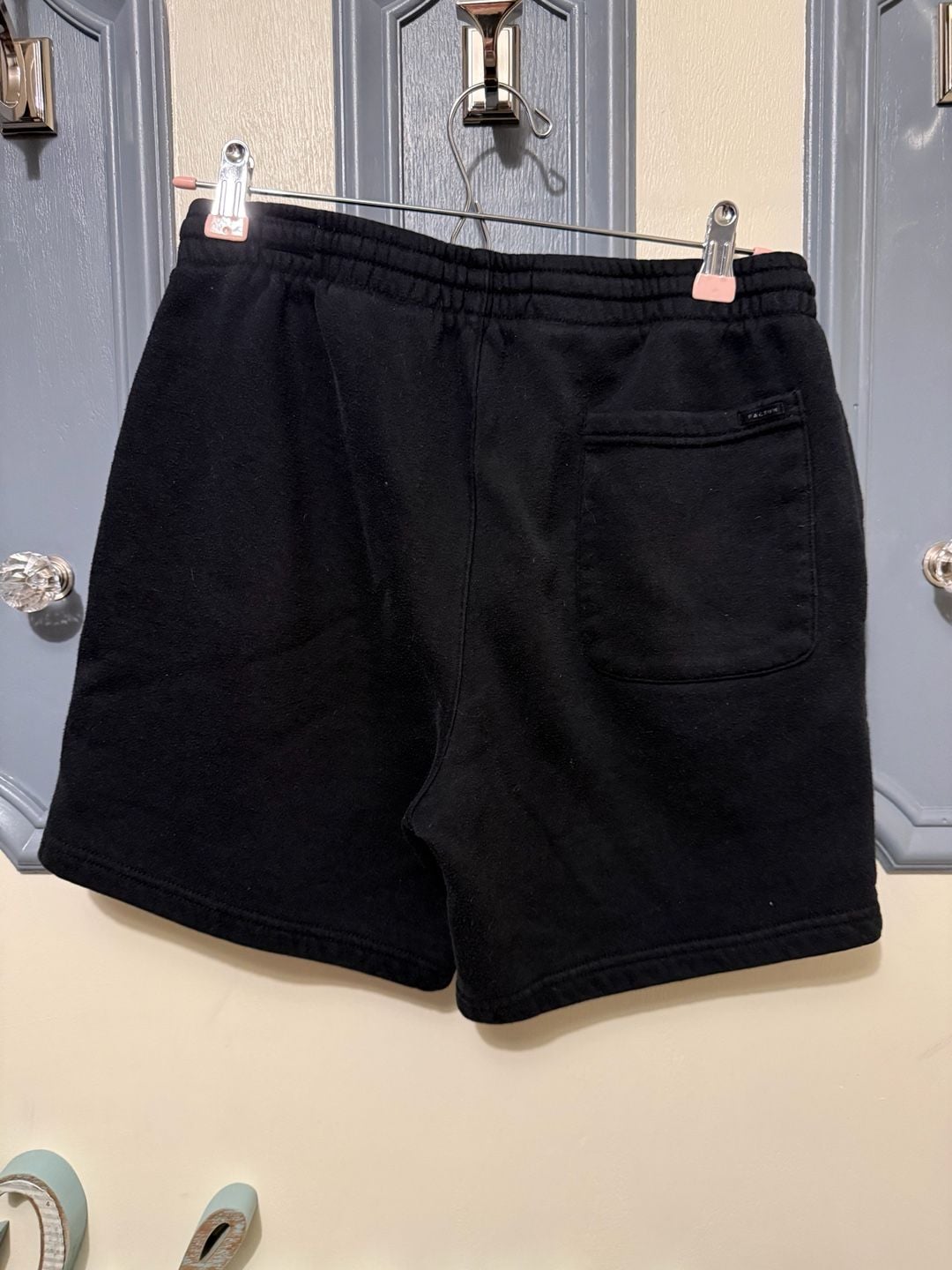 Pacsun Volley Sweatshorts Size S Black Fleece Pull On 3