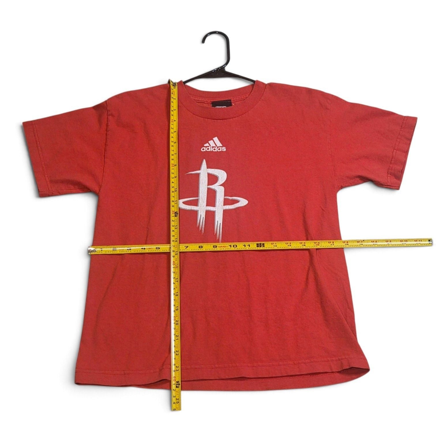 Adidas Houston Rockets T-Shirt Size Youth L Red NBA Basketball 3