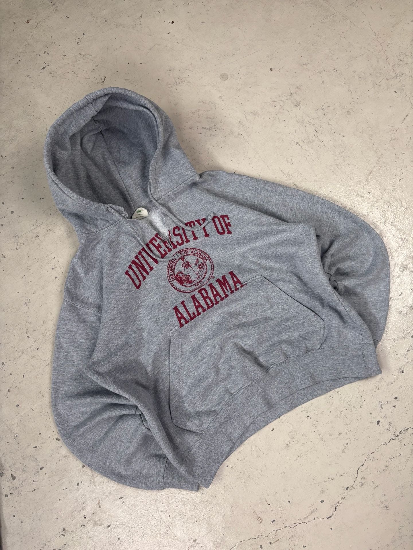 MV Sport University of Alabama Hoodie Size S Gray 1