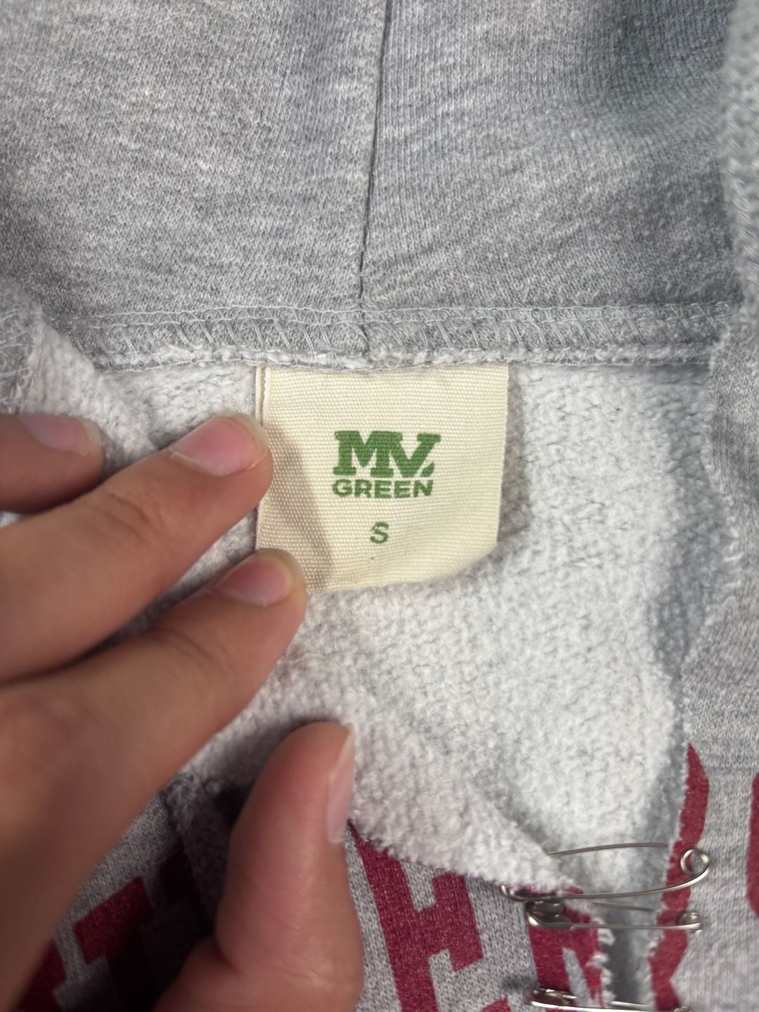 MV Sport University of Alabama Hoodie Size S Gray 3