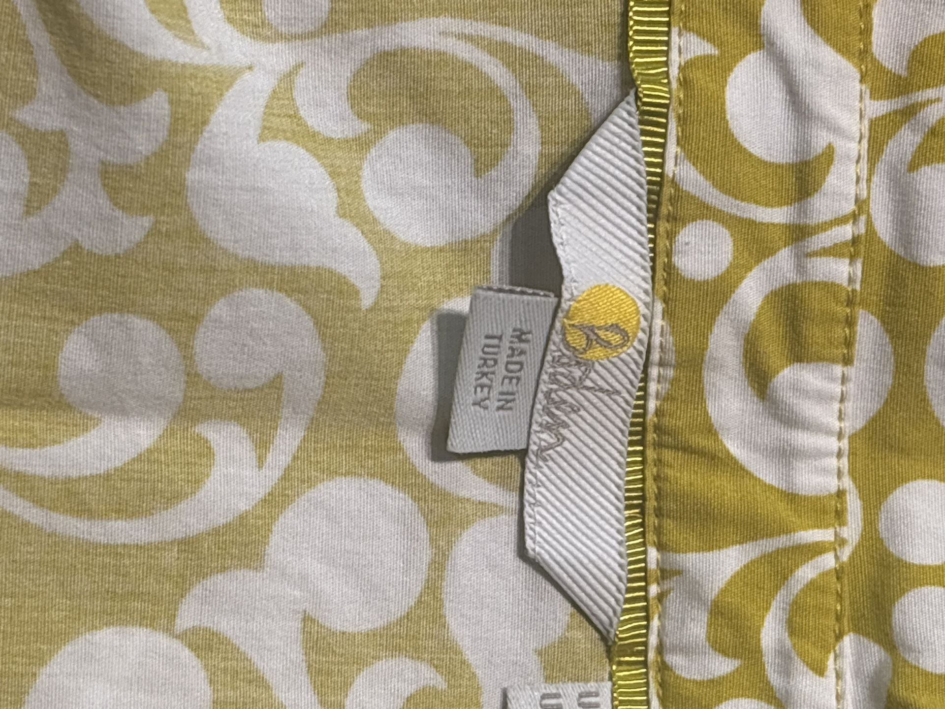 Boden Yellow White Floral Wrap Dress Size US 6P 13