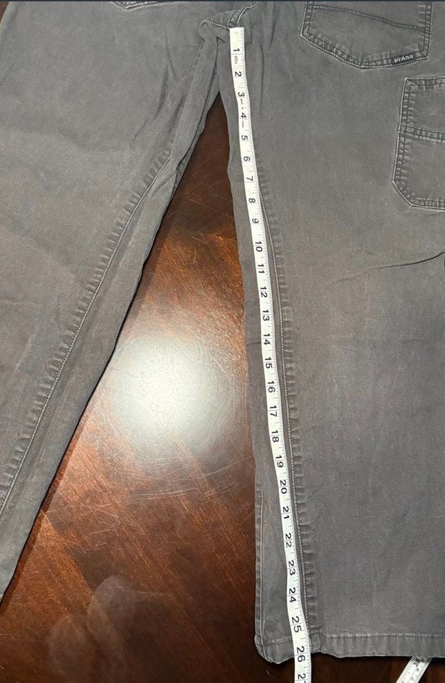 prAna Men’s Bronson-Style Gray Utility Pants – Size 32 7